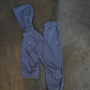 Polo by Ralph Lauren Kids Navy Sweatpants & Hoodie Set